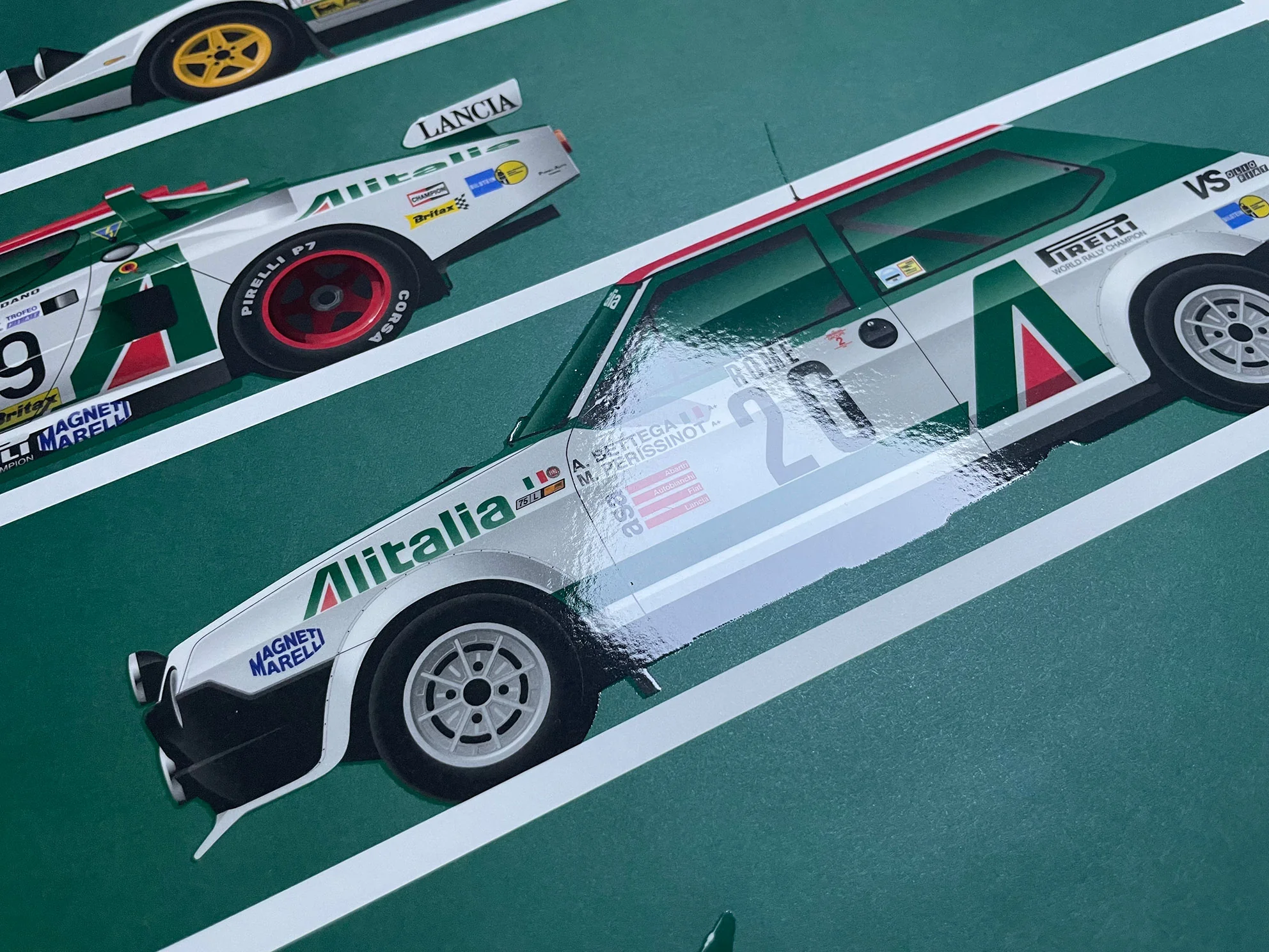 Grazie Alitalia Poster – Tribute Print | Rally Car Wall Art - Image 5