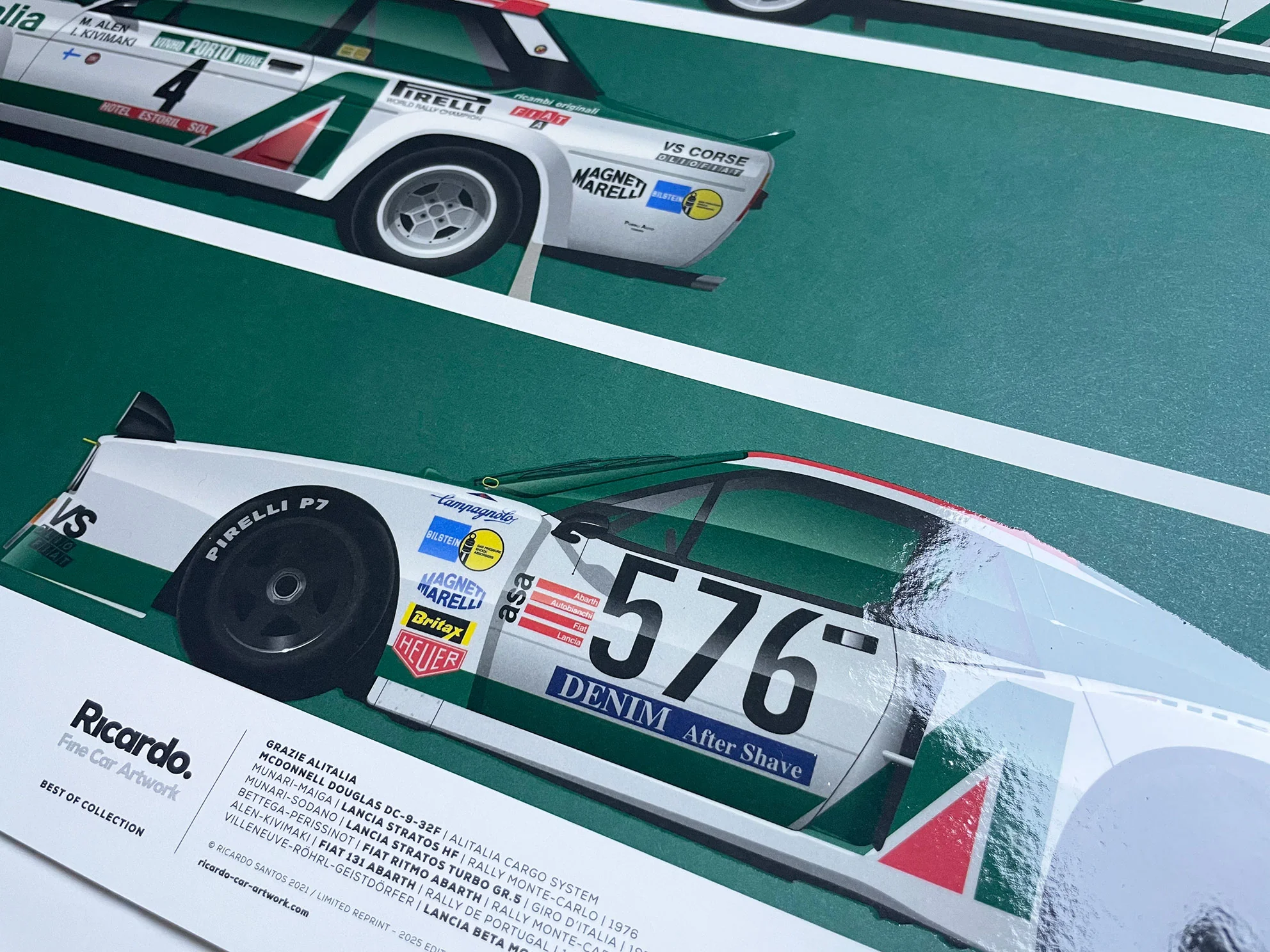 Grazie Alitalia Poster – Tribute Print | Rally Car Wall Art - Image 6