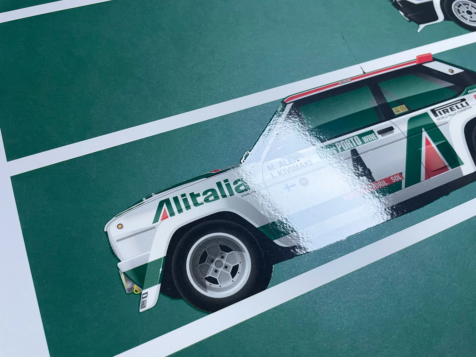 Grazie Alitalia Poster – Tribute Print | Rally Car Wall Art - Image 7