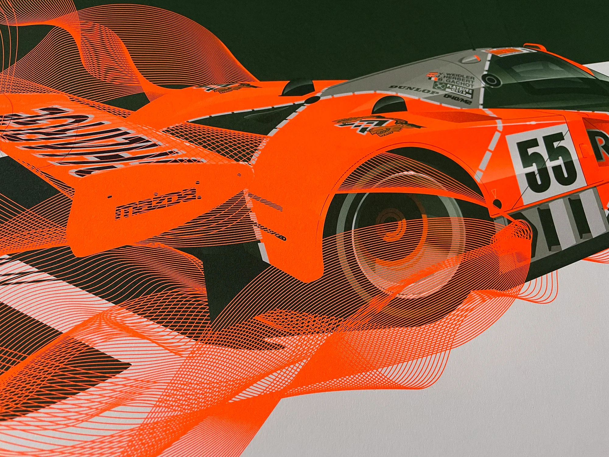 Mazda 787B Print — 1991 Le Mans Winner - Image 3
