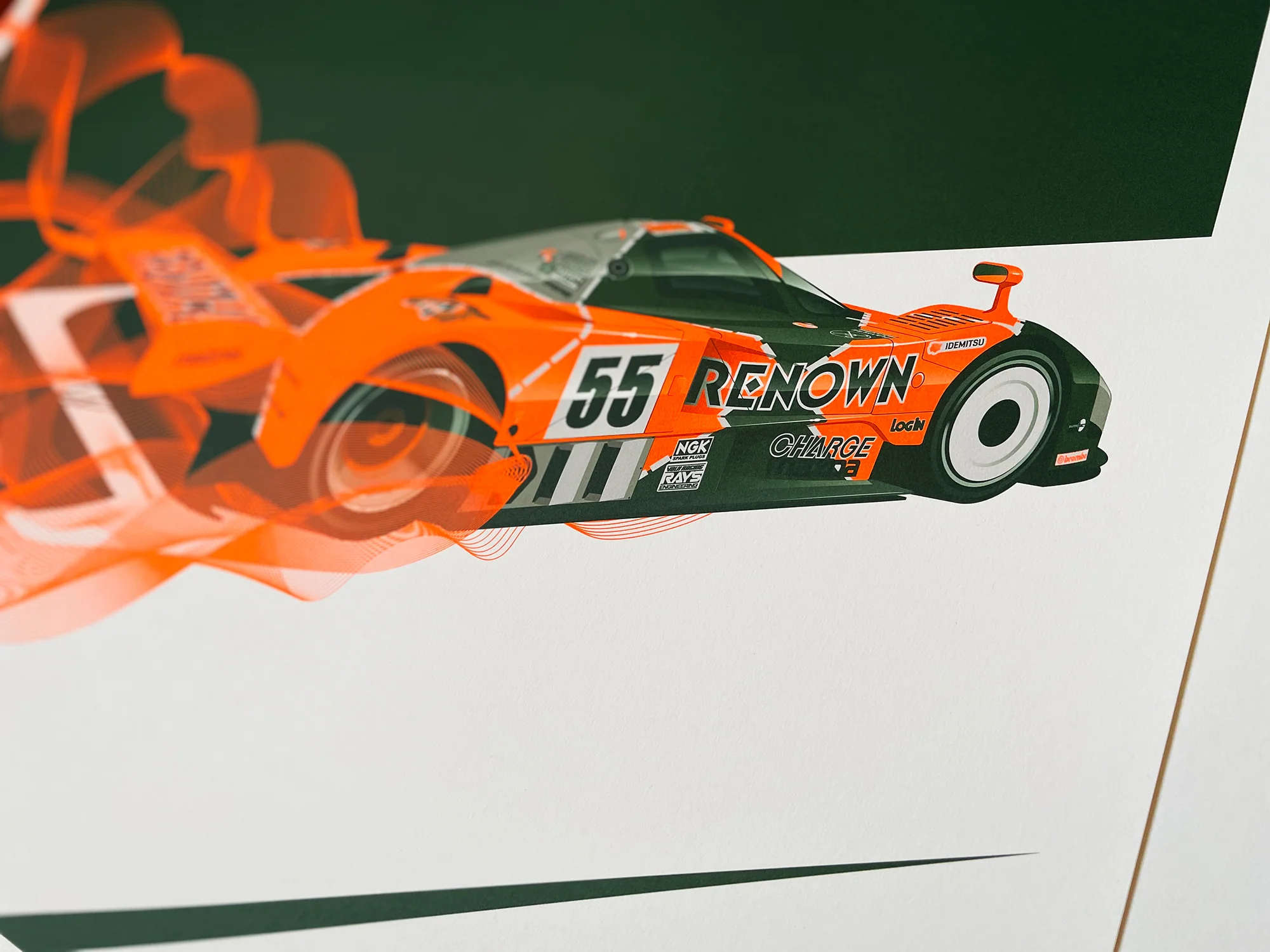 Mazda 787B Print — 1991 Le Mans Winner - Image 9