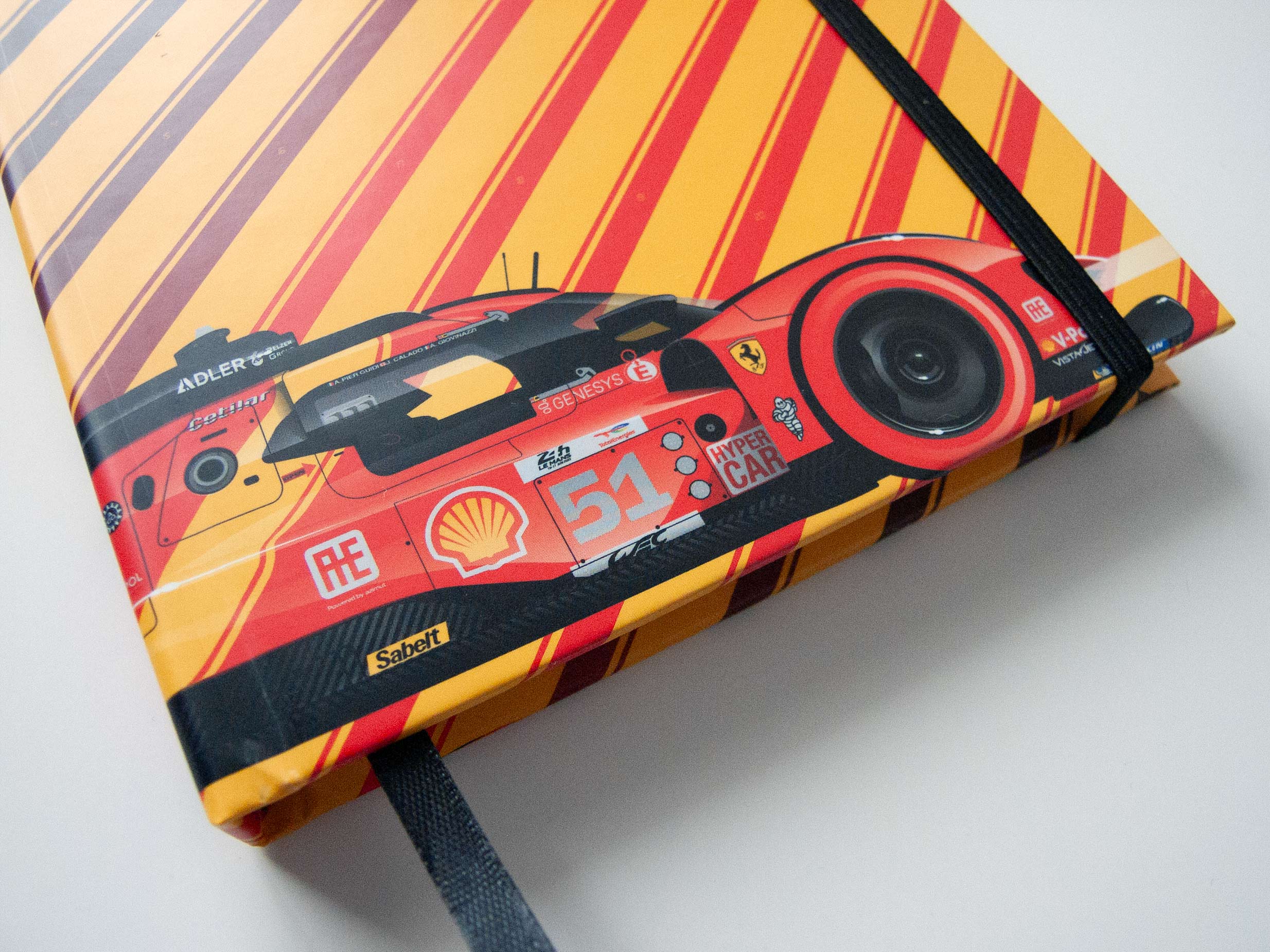 Notebook - Pier Guidi-Calado-Giovinazzi, Ferrari 499P Hypercar, 2023 24 Hours of Le Mans Winners - Image 6