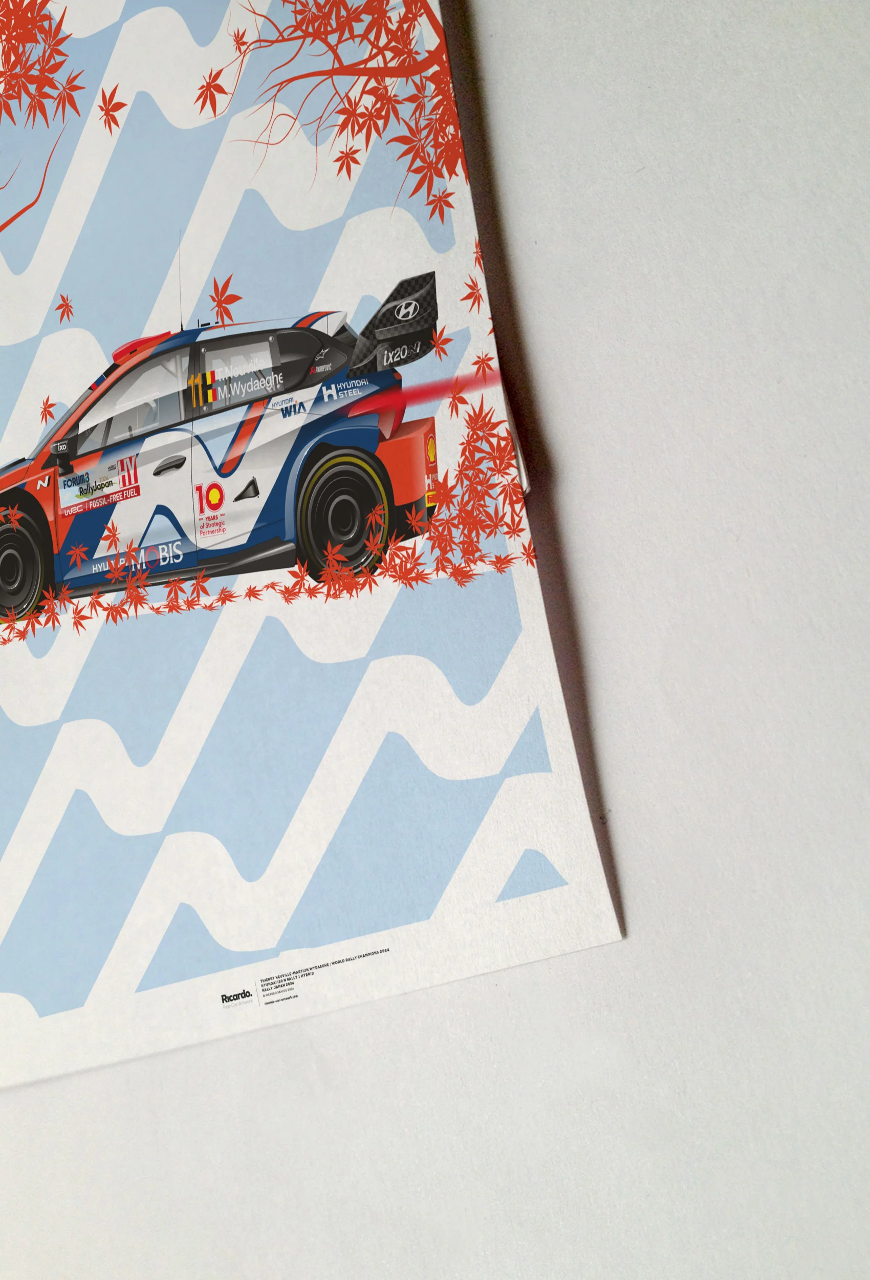 Thierry Neuville-Martijn Wydaeghe, Hyundai i20 N Rally 1 Hybrid, Rally Japan 2024 - Image 7